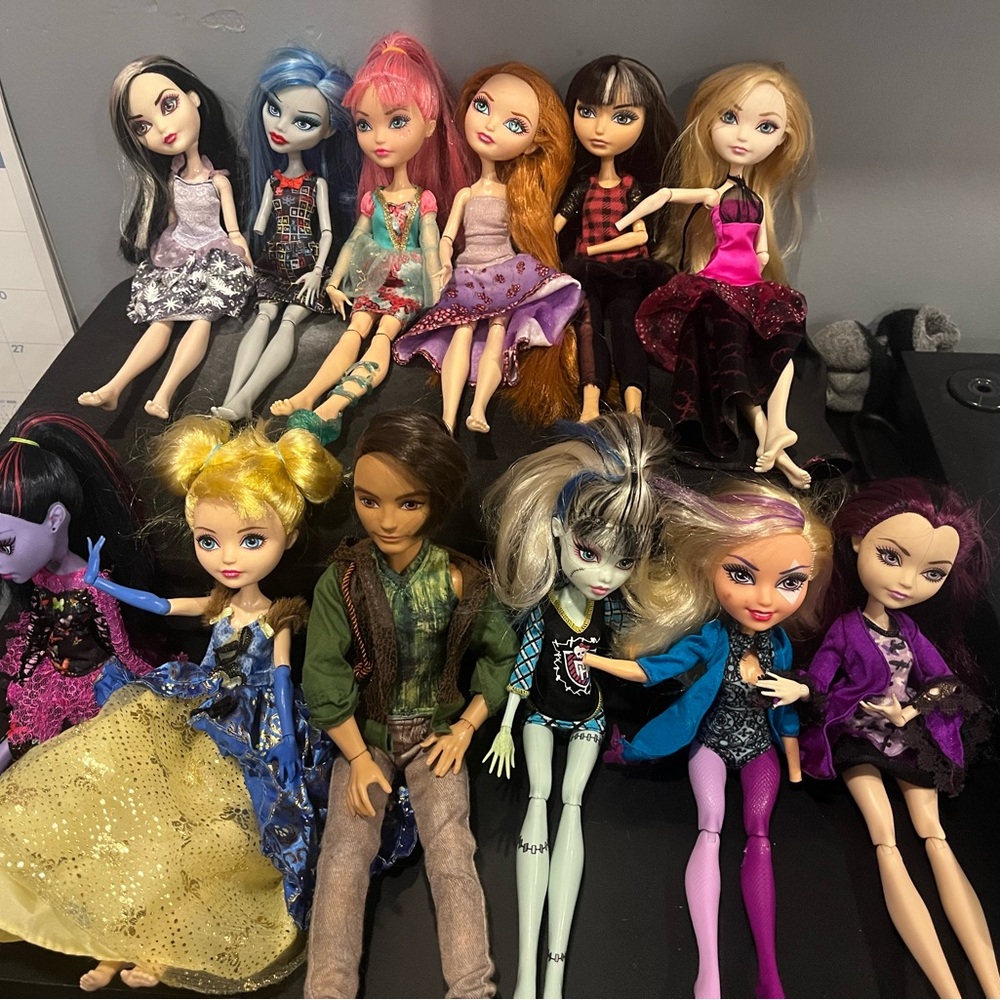 Assorted Fashion Dolls Set